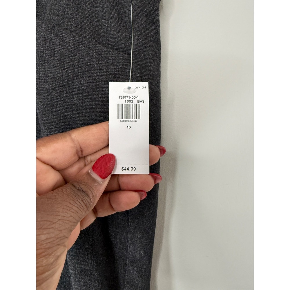 Old Navy Gray Basic Plus Career Office Straight L… - image 4